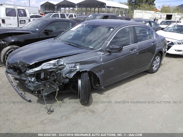 1HGCP2F49CA011870 - 2012 HONDA ACCORD LXP GRAY photo 2