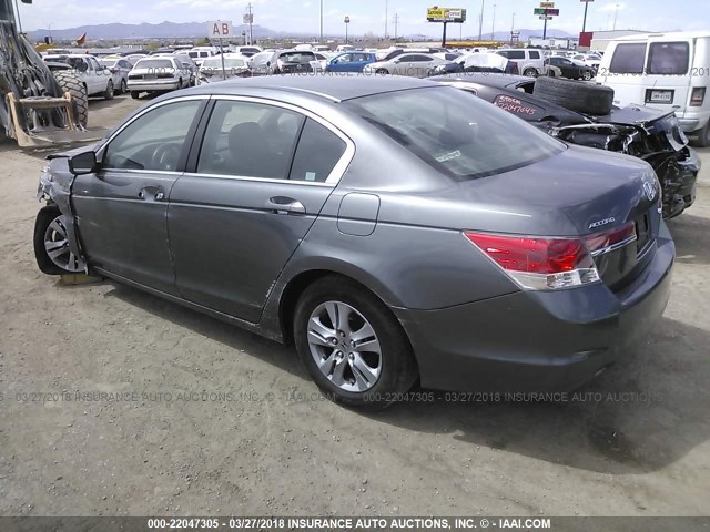 1HGCP2F49CA011870 - 2012 HONDA ACCORD LXP GRAY photo 3