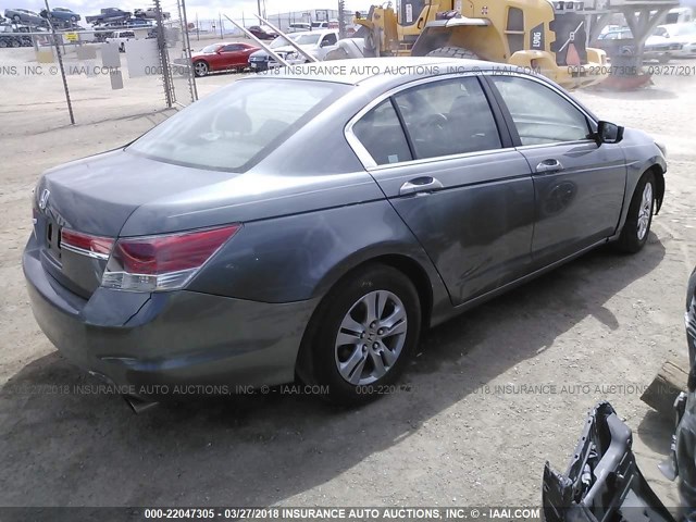 1HGCP2F49CA011870 - 2012 HONDA ACCORD LXP GRAY photo 4