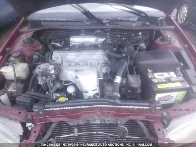 JT2BG22K7W0208652 - 1998 TOYOTA CAMRY CE/LE/XLE 勃艮第红 照片 10