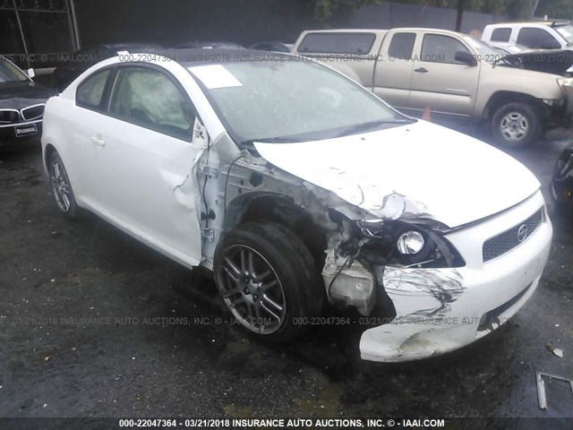 JTKDE167360090081 - 2006 TOYOTA SCION TC WHITE photo 1