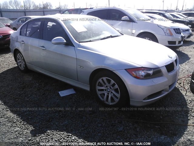 WBAVC73527KP30257 - 2007 BMW 328 XI SULEV SILVER photo 1