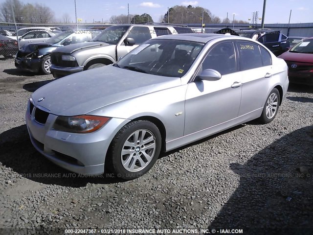 WBAVC73527KP30257 - 2007 BMW 328 XI SULEV SILVER photo 2