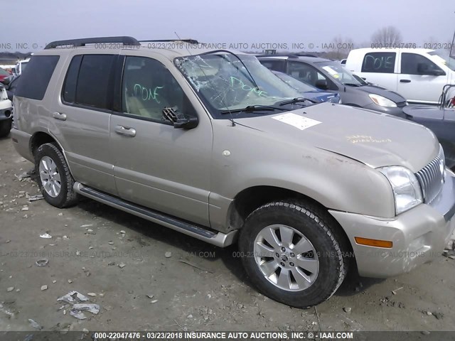 4M2EU47E46UJ25405 - 2006 MERCURY MOUNTAINEER LUXURY TAN photo 1