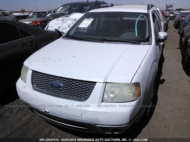 1FMDK02127GA18935 - 2007 FORD FREESTYLE SEL WHITE photo 6