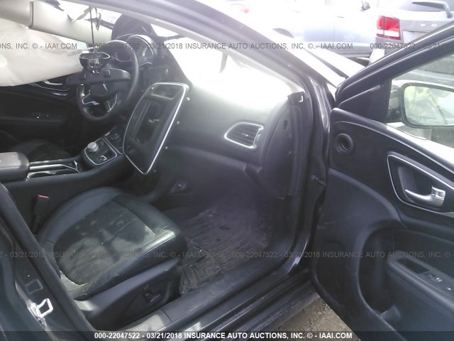 1C3CCCCG9FN667485 - 2015 CHRYSLER 200 C GRAY photo 5