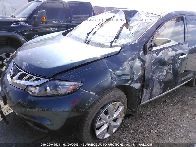 JN8AZ1MUXEW408902 - 2014 NISSAN Murano S/SL/SV/LE BLUE photo 6