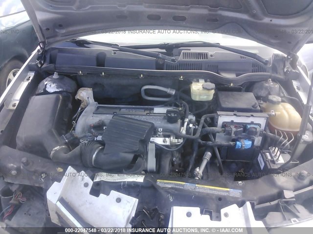 1G8AL55FX6Z165039 - 2006 SATURN ION LEVEL 3 SILVER photo 10