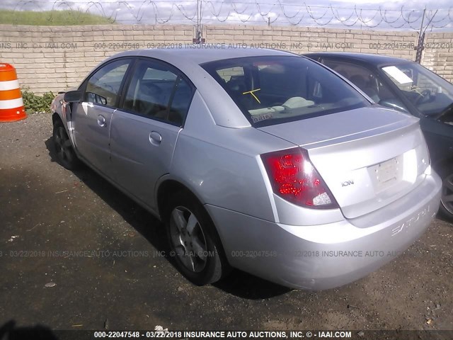 1G8AL55FX6Z165039 - 2006 SATURN ION LEVEL 3 SILVER photo 3