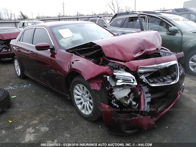 2C3CCAAG7EH143136 - 2014 CHRYSLER 300 MAROON photo 1