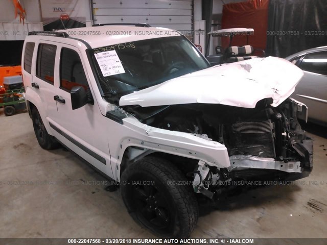 1J4PN2GK9AW162088 - 2010 JEEP LIBERTY SPORT WHITE photo 1