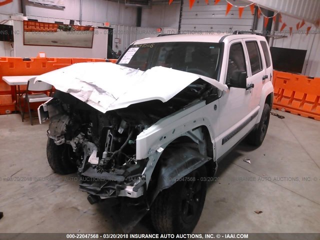 1J4PN2GK9AW162088 - 2010 JEEP LIBERTY SPORT WHITE photo 2