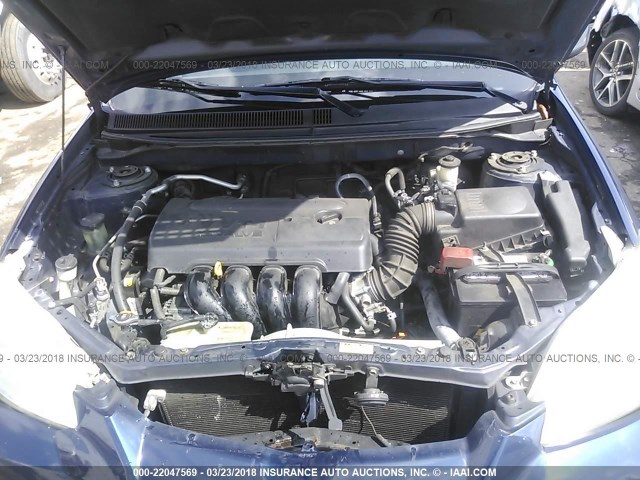 2T1KR32E86C612146 - 2006 TOYOTA COROLLA MATRIX XR BLUE photo 10