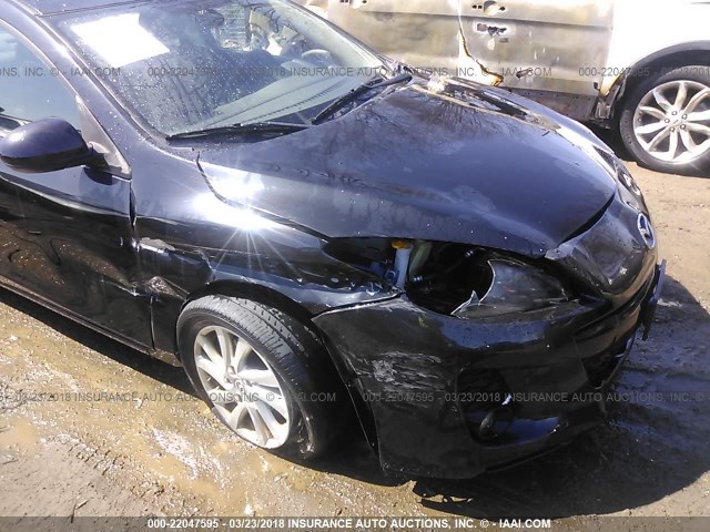 JM1BL1V82C1636664 - 2012 MAZDA 3 I BLACK photo 6