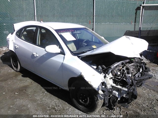 KMHDU46D59U675139 - 2009 HYUNDAI ELANTRA GLS/SE WHITE photo 1