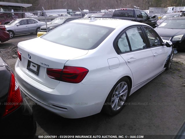 WBA8E5G53JNU45921 - 2018 BMW 320 XI WHITE photo 4