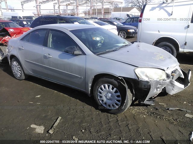 1G2ZF58BX74262172 - 2007 PONTIAC G6 VALUE LEADER/BASE SILVER photo 1