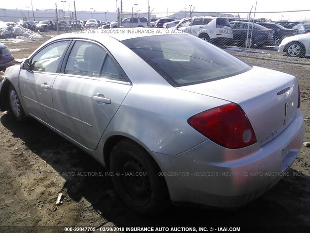 1G2ZF58BX74262172 - 2007 PONTIAC G6 VALUE LEADER/BASE SILVER photo 3