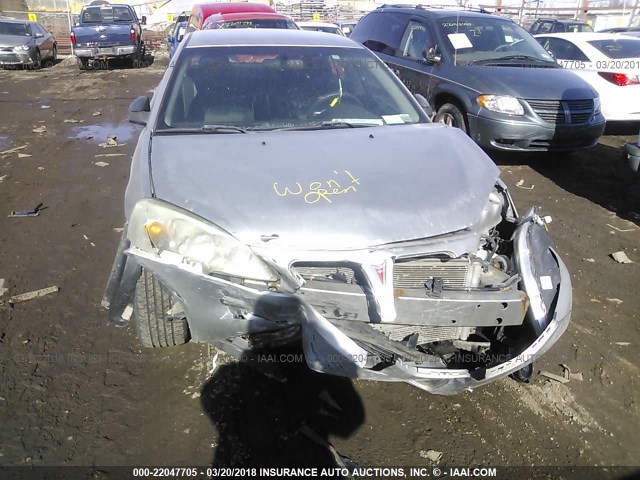 1G2ZF58BX74262172 - 2007 PONTIAC G6 VALUE LEADER/BASE SILVER photo 6