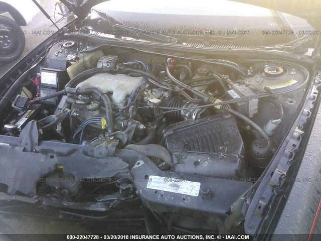 2G1WW12E8Y9291249 - 2000 CHEVROLET MONTE CARLO LS 黑色 照片 10