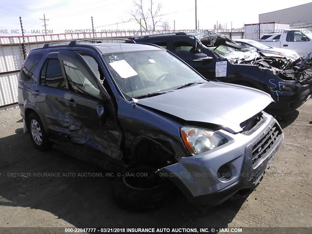 JHLRD789X6C055850 - 2006 HONDA CR-V SE/EX GRAY photo 1