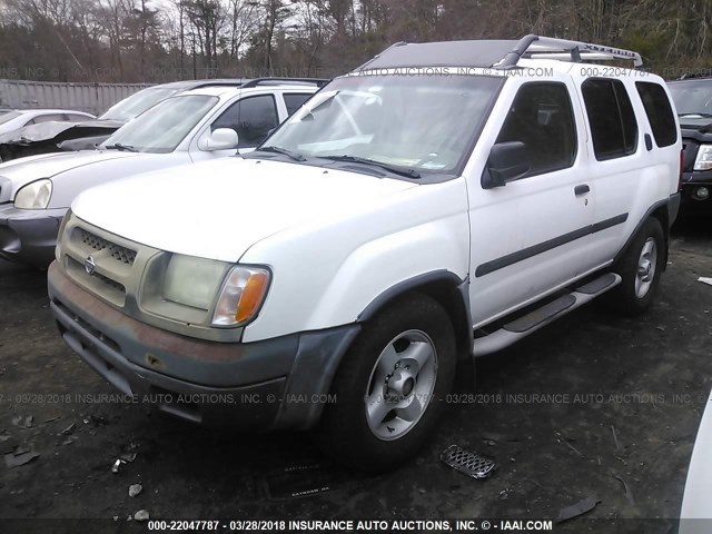 5N1ED28Y71C545060 - 2001 NISSAN XTERRA XE/SE WHITE photo 2