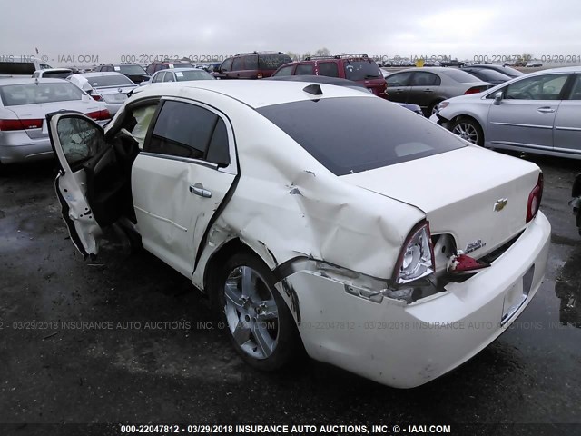 1G1ZC5E00CF346113 - 2012 CHEVROLET MALIBU 1LT 奶油色 照片 3