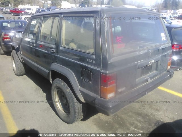 1J4FJ78S0SL557752 - 1995 JEEP CHEROKEE COUNTRY GREEN photo 3