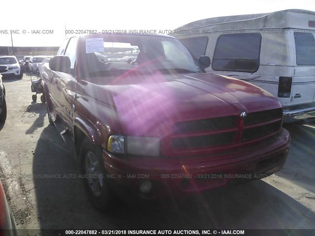 1B7HC13Y41J573514 - 2001 DODGE RAM 1500 RED photo 1