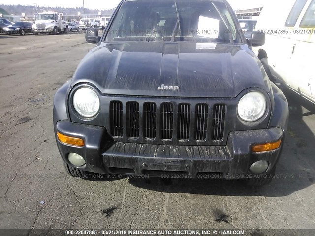 1J4GL58KX2W215825 - 2002 JEEP LIBERTY LIMITED BLACK photo 6