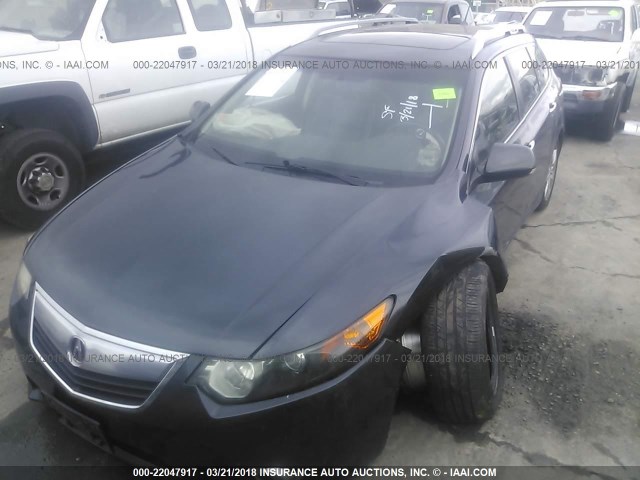 JH4CW2H64CC001816 - 2012 ACURA TSX TECH GRAY photo 2