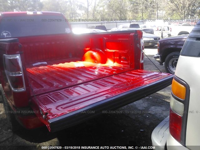 1FTFX1CF8DKF63920 - 2013 FORD F150 SUPER CAB RED photo 8