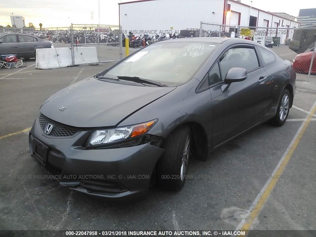2HGFG3B94CH517791 - 2012 HONDA CIVIC EXL 灰色 照片 2