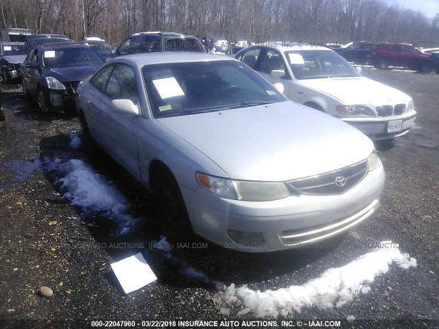 2T1CF22P31C456860 - 2001 TOYOTA CAMRY SOLARA SE/SLE SILVER photo 1