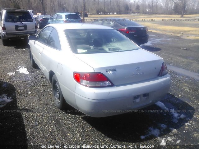 2T1CF22P31C456860 - 2001 TOYOTA CAMRY SOLARA SE/SLE SILVER photo 3