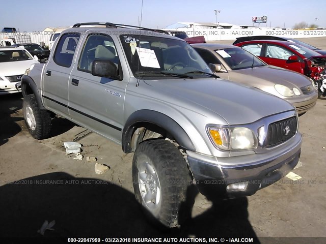 5TEHN72N54Z435978 - 2004 TOYOTA TACOMA DOUBLE CAB 银色 照片 1