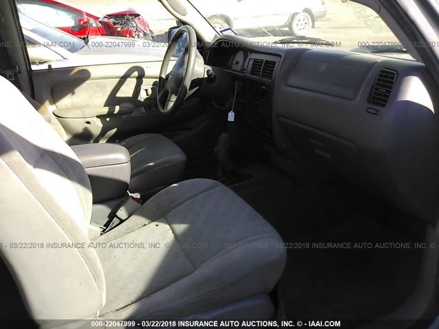 5TEHN72N54Z435978 - 2004 TOYOTA TACOMA DOUBLE CAB 银色 照片 5