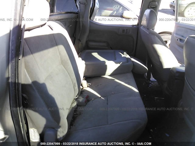 5TEHN72N54Z435978 - 2004 TOYOTA TACOMA DOUBLE CAB 银色 照片 8