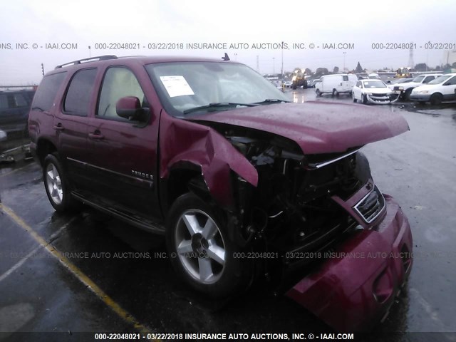 1GNFC13J87J343355 - 2007 CHEVROLET TAHOE C1500 BURGUNDY photo 1