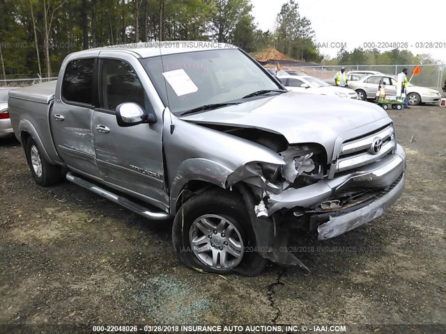 5TBDT44116S539504 - 2006 TOYOTA TUNDRA DOUBLE CAB SR5 SILVER photo 6