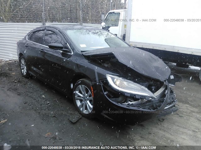 1C3CCCAB9FN646417 - 2015 CHRYSLER 200 LIMITED BLACK photo 1