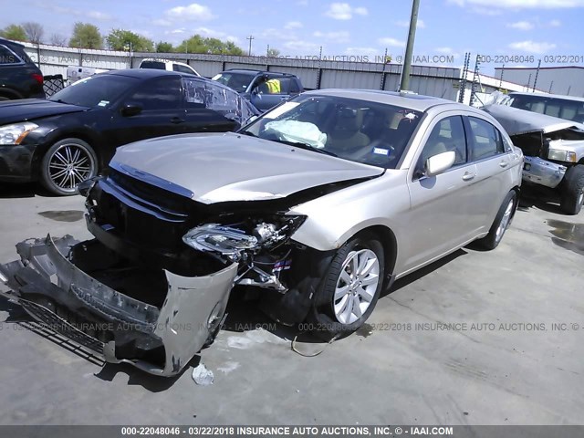 1C3CCBBB1DN679529 - 2013 CHRYSLER 200 TOURING TAN photo 2