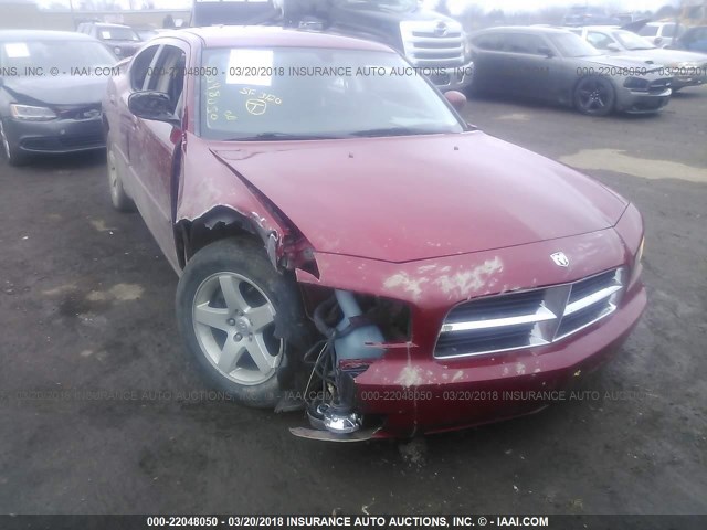 2B3CA3CV2AH194418 - 2010 DODGE CHARGER SXT RED photo 6