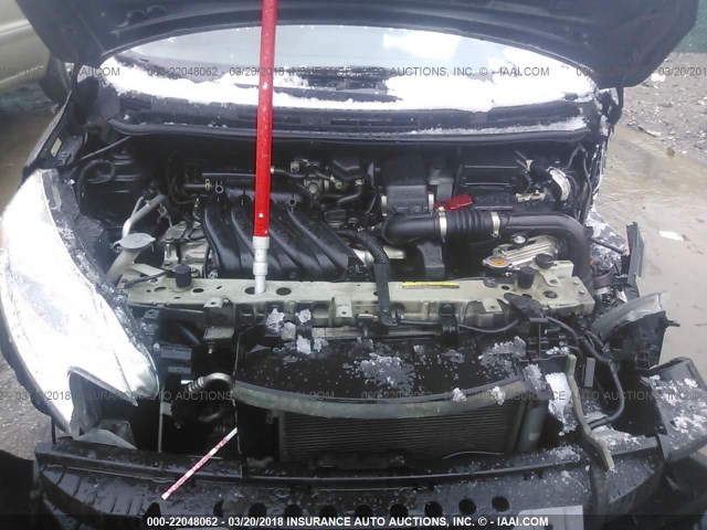 3N1CE2CP8EL360634 - 2014 NISSAN VERSA NOTE S/S PLUS/SV/SL BLACK photo 10