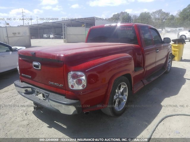 1GCEC19T84Z213537 - 2004 CHEVROLET SILVERADO C1500 RED photo 4