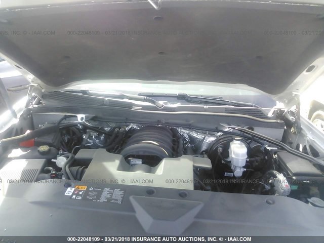 3GCUKREC5EG283923 - 2014 CHEVROLET SILVERADO K1500 LT GRAY photo 10