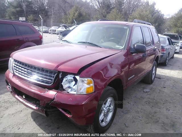 1FMZU73K45ZA19389 - 2005 FORD EXPLORER XLT/XLT SPORT/NBX RED photo 2