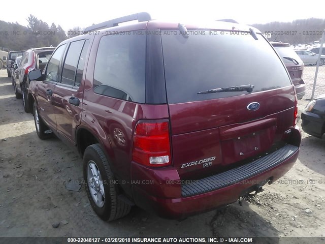 1FMZU73K45ZA19389 - 2005 FORD EXPLORER XLT/XLT SPORT/NBX RED photo 3