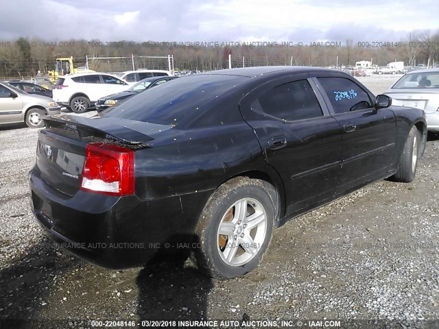 2B3CA4CD3AH158461 - 2010 DODGE CHARGER BLACK photo 4