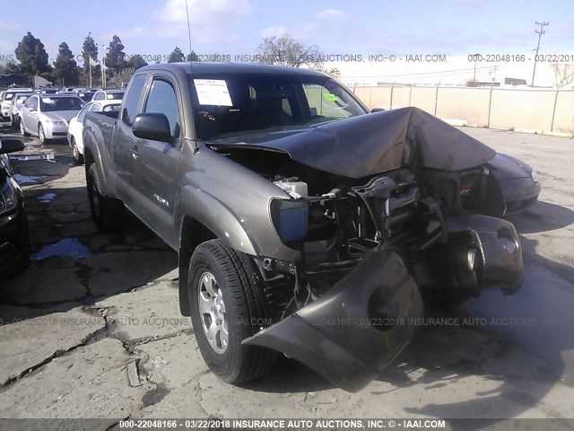 5TETU62N79Z658327 - 2009 TOYOTA TACOMA PRERUNNER ACCESS CAB GRAY photo 1